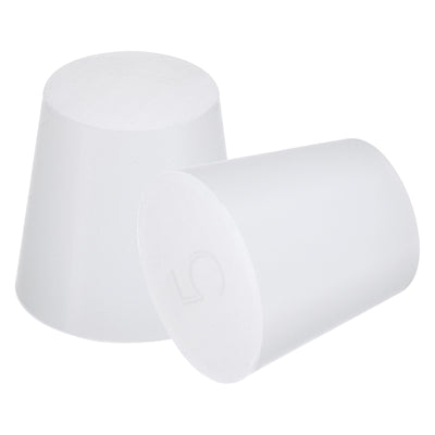Harfington Silicone Rubber Tapered Plug, Solid for Powder Coating, Painting, Laboratory Use