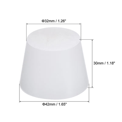 Harfington Silicone Rubber Tapered Plug Solid for Powder Coating, Painting, Laboratory Use