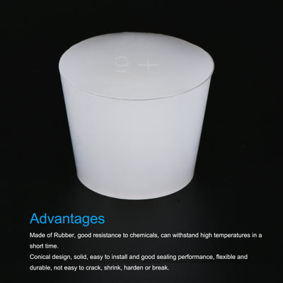 Harfington Silicone Rubber Tapered Plug, Solid, for Powder Coating, Painting, Laboratory