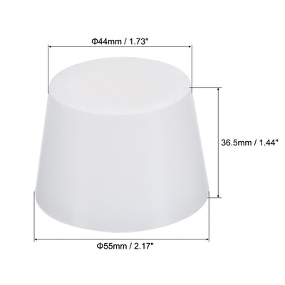 Harfington Silicone Rubber Tapered Plug Solid for Powder Coating, Painting, Laboratory Use