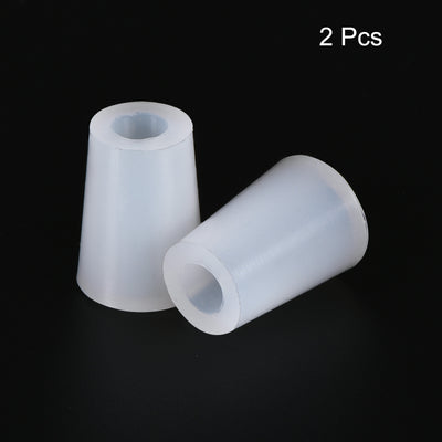 Harfington Silicone Rubber Tapered Plug, with Hole, for Painting, Laboratory Use