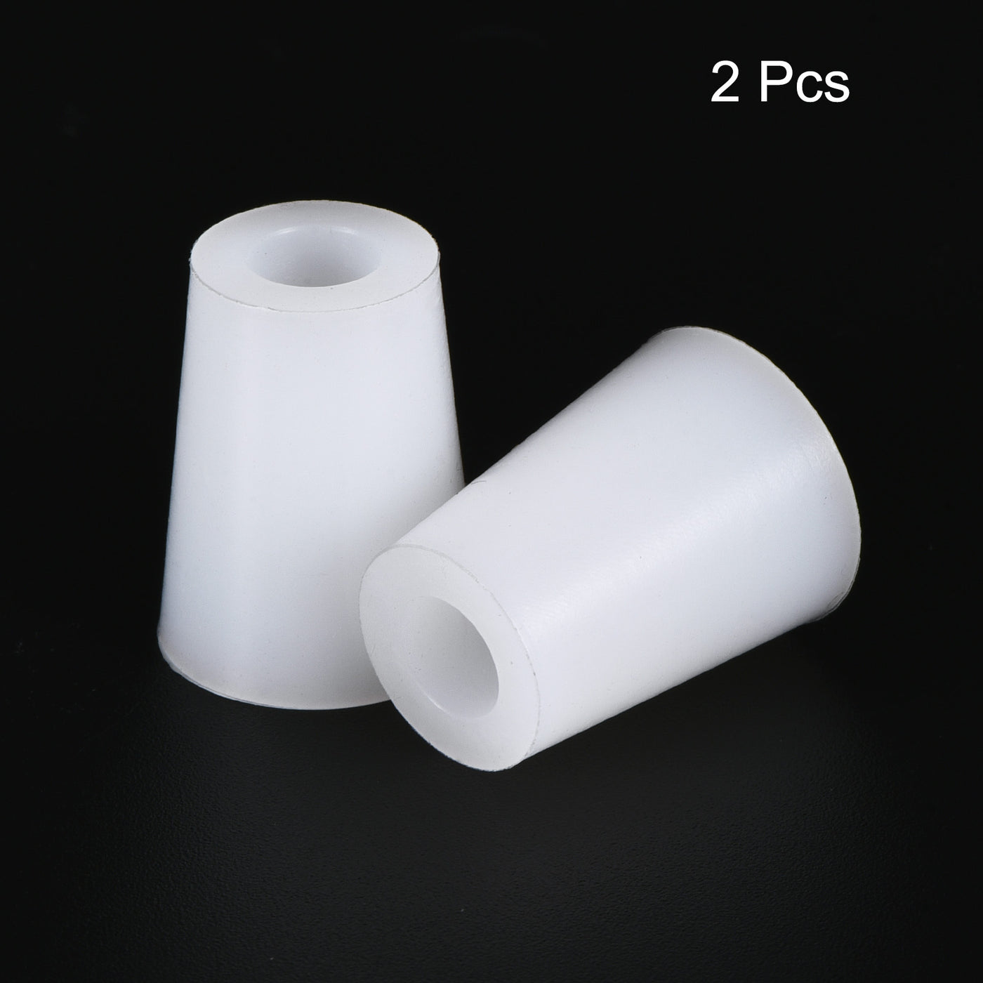 Harfington Silicone Rubber Tapered Plug, with Hole, for Painting, Laboratory Use