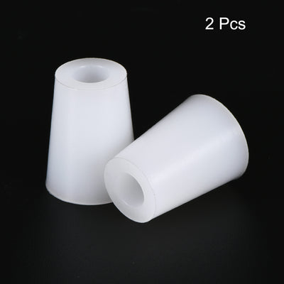 Harfington Silicone Rubber Tapered Plug, with Hole, for Painting, Laboratory Use