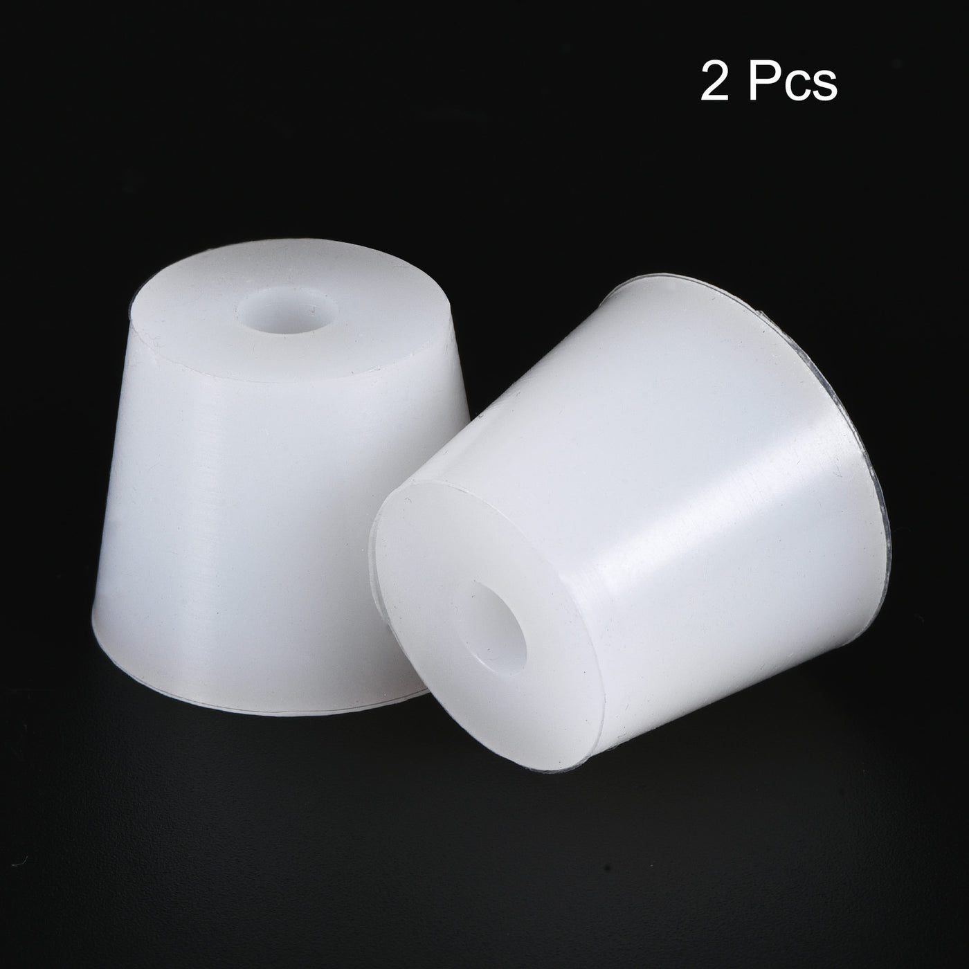 Harfington Silicone Rubber Tapered Plug, with Hole, for Painting, Laboratory Use