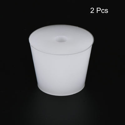 Harfington Silicone Rubber Tapered Plug, with Hole, for Painting, Laboratory Use