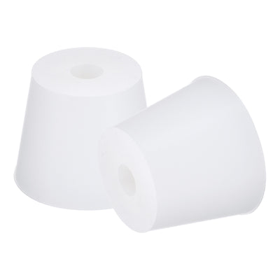 Harfington Silicone Rubber Tapered Plug, with Hole, for Painting, Laboratory Use