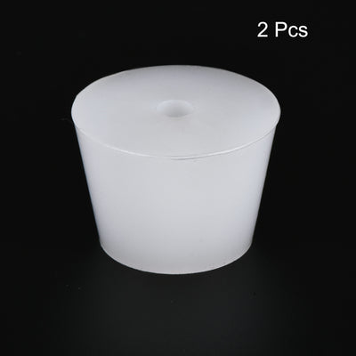 Harfington Silicone Rubber Tapered Plug, with Hole, for Painting, Laboratory Use