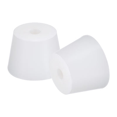 Harfington Silicone Rubber Tapered Plug, with Hole, for Painting, Laboratory Use