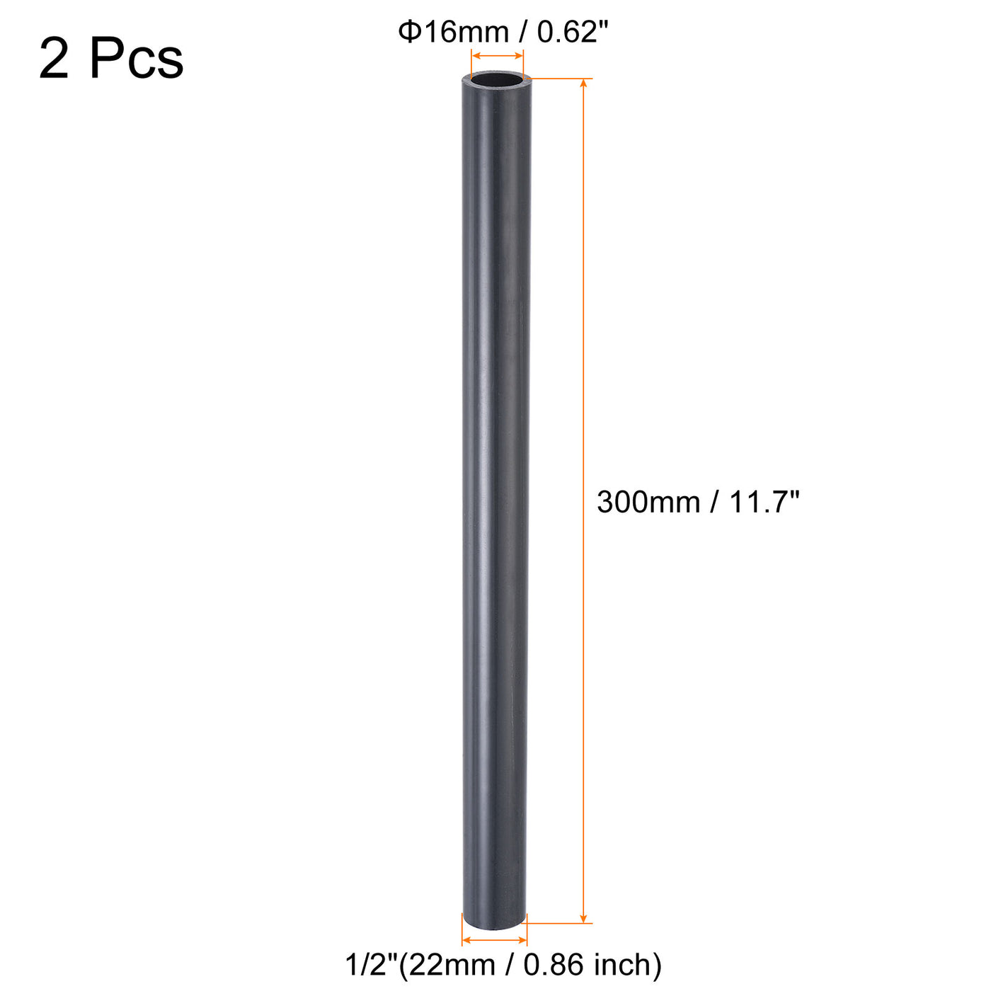 Harfington UPVC Pipes Fitting Straight Coupling Joint Connector