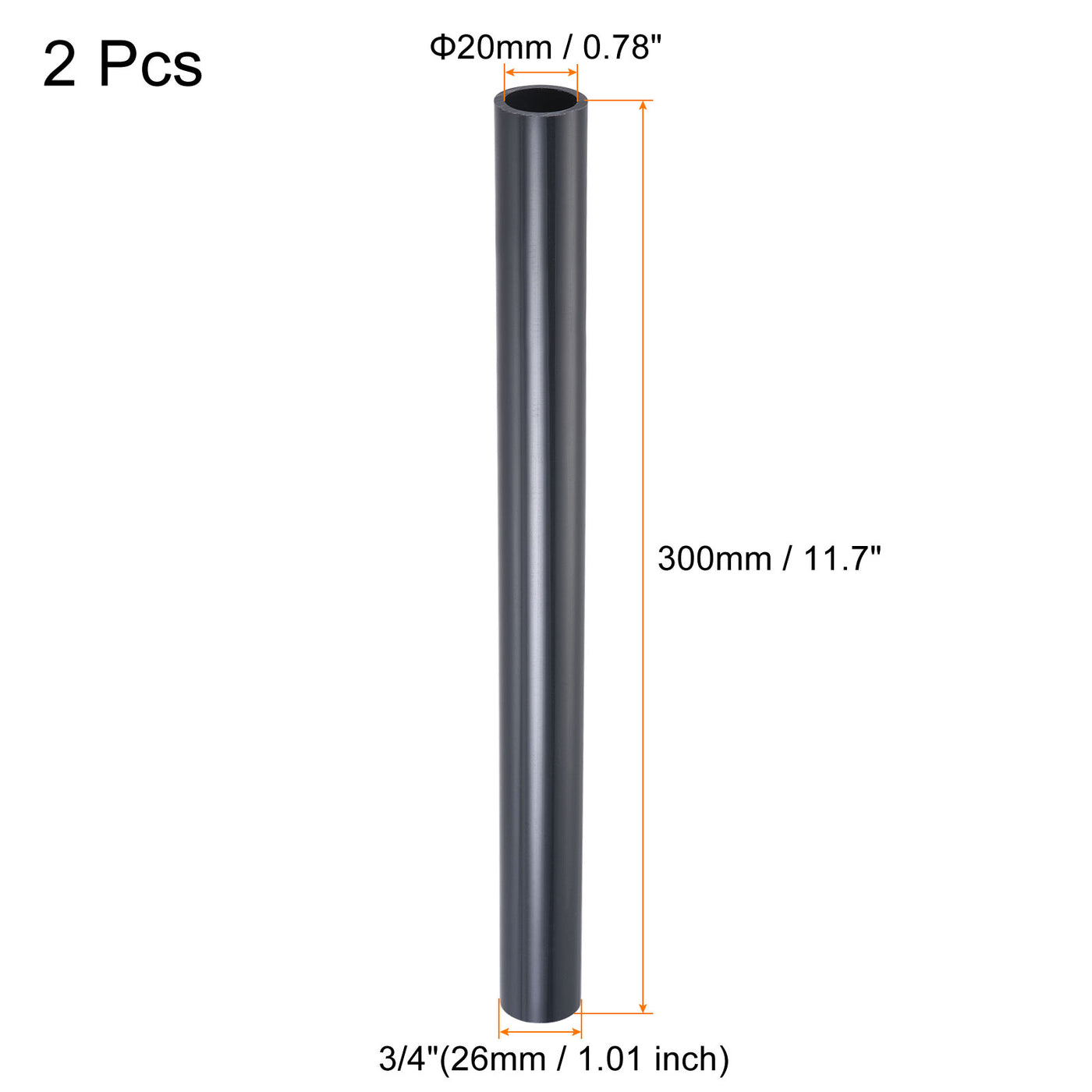 Harfington UPVC Pipes Fitting Straight Coupling Joint Connector