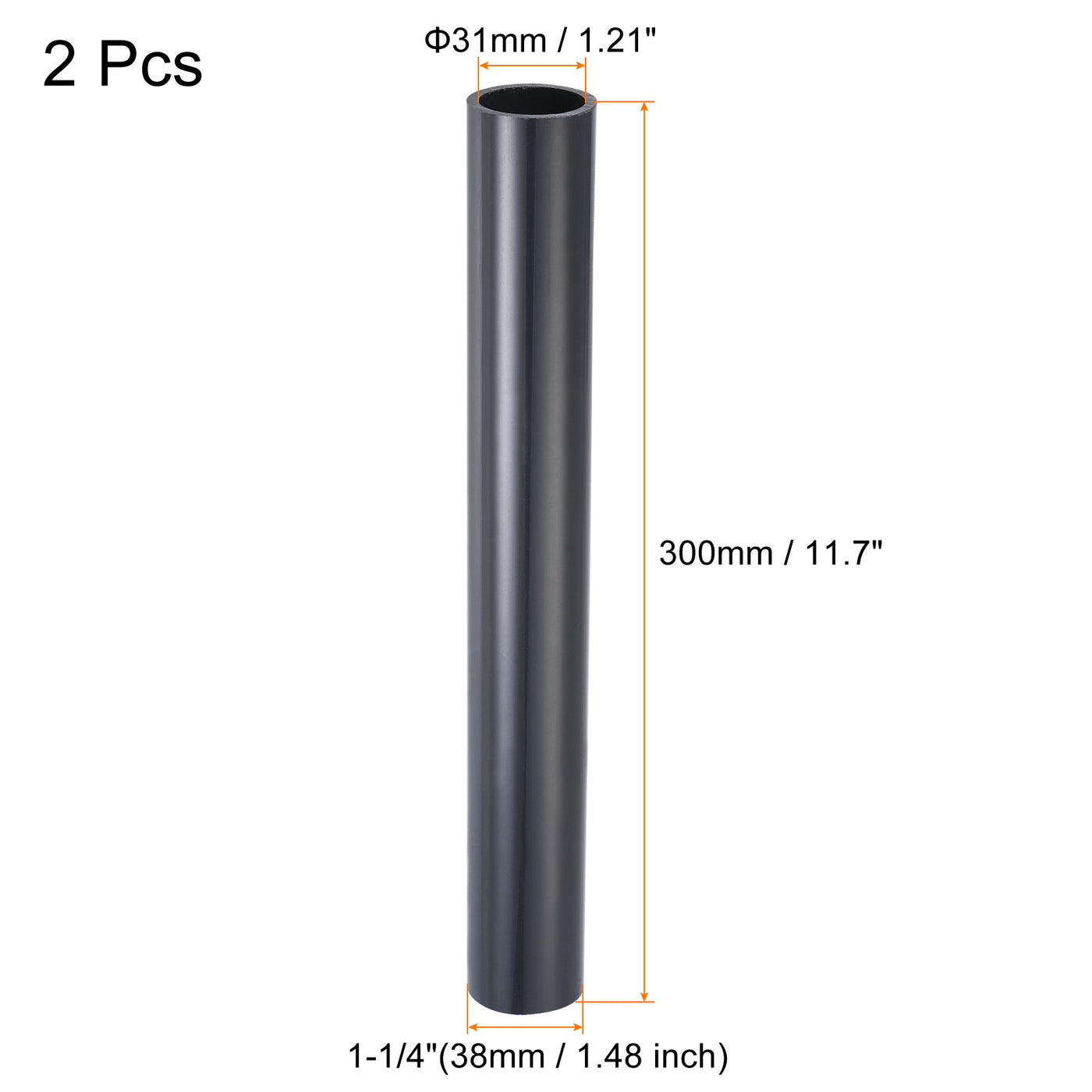 Harfington UPVC Pipes Fitting Straight Coupling Joint Connector
