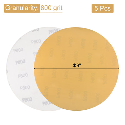 Harfington Aluminum Oxide Abrasive Hook and Loop Sanding Discs