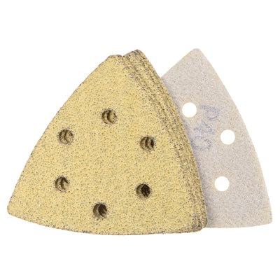 Harfington Triangle Sandpaper Pads Hole Hook Loop Backed