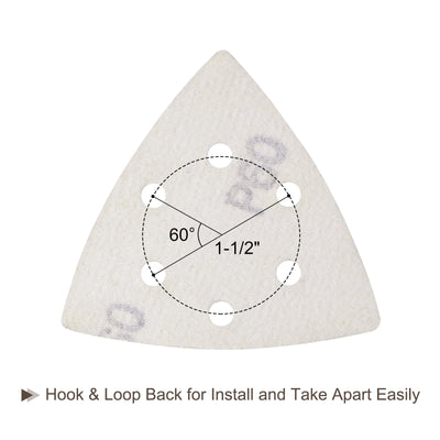 Harfington Hole Hook Loop Backed Triangle Sandpaper