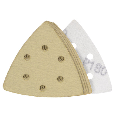 Harfington Triangle Sandpaper Pads Hole Hook Loop Backed