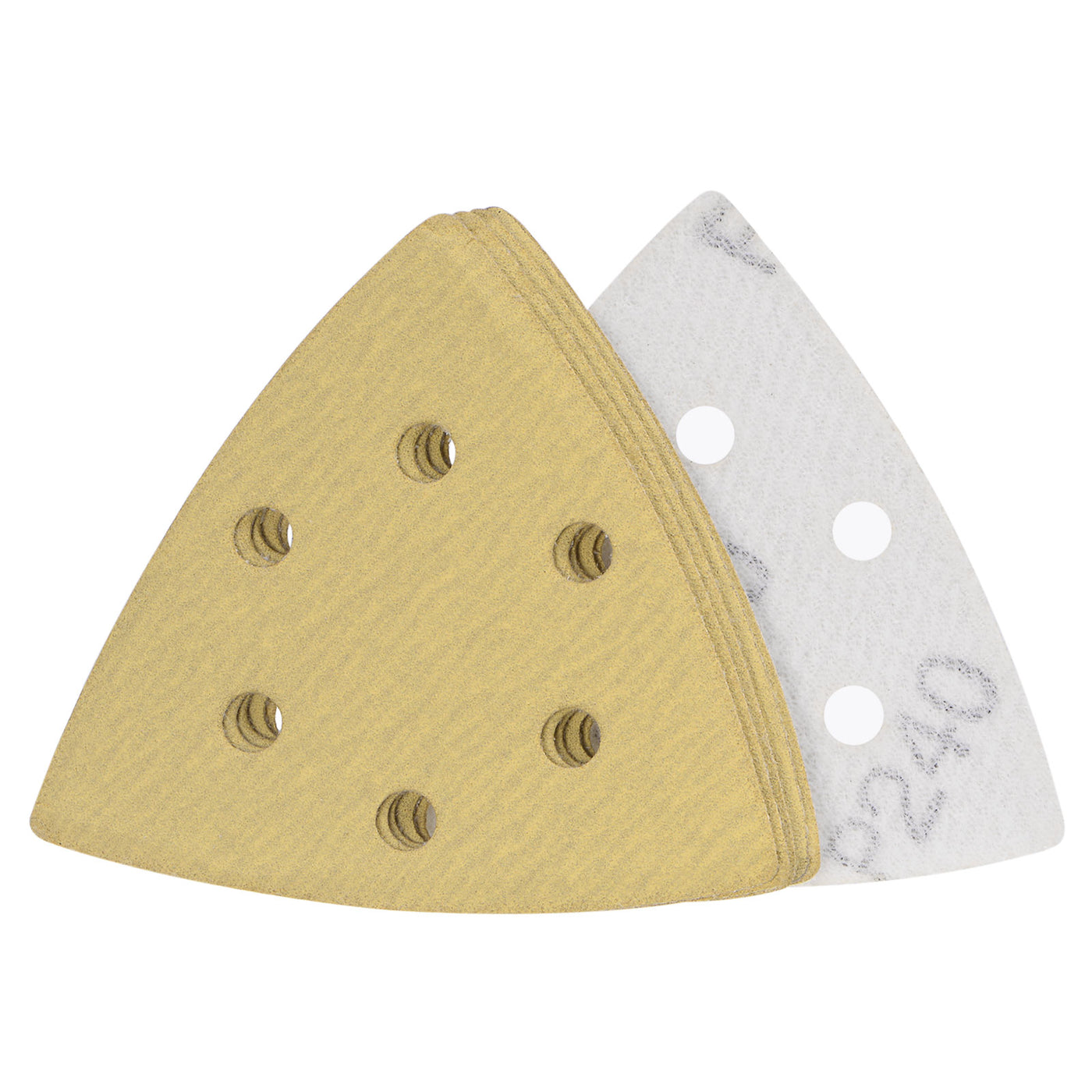 Harfington Triangle Sandpaper Pads Hole Hook Loop Backed