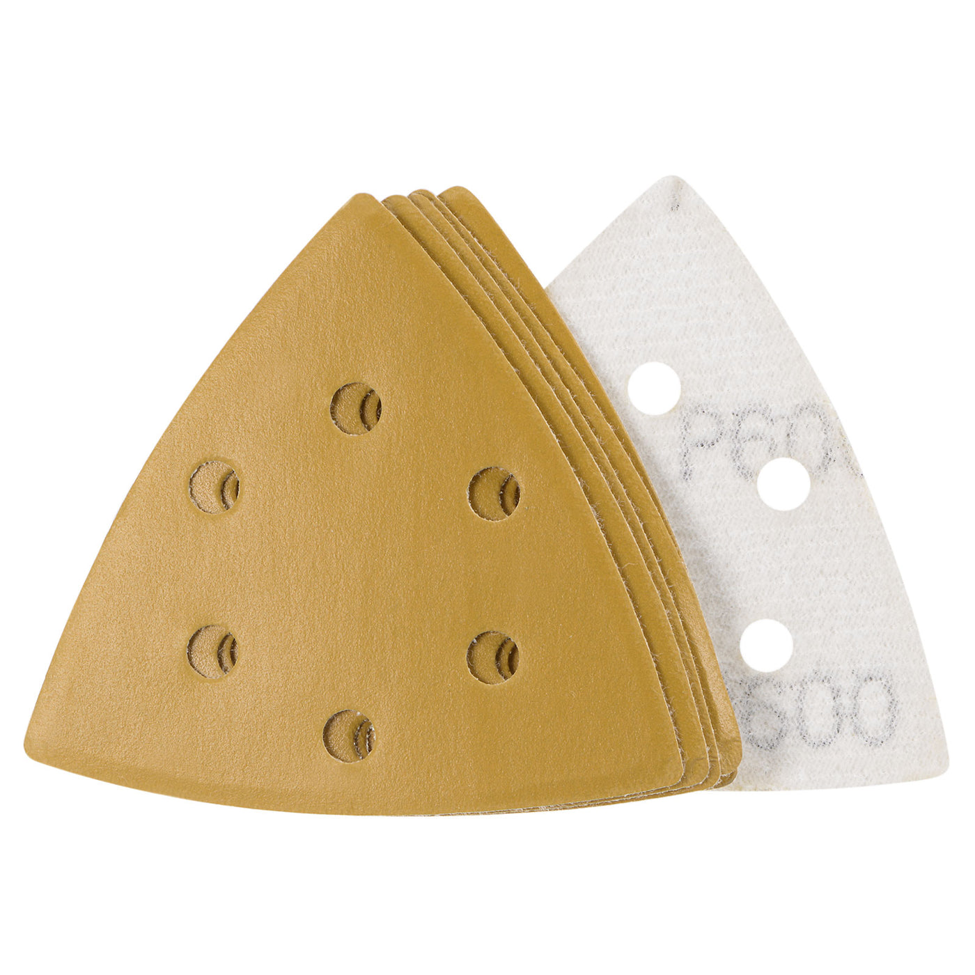 Harfington Triangle Sandpaper Pads Hole Hook Loop Backed