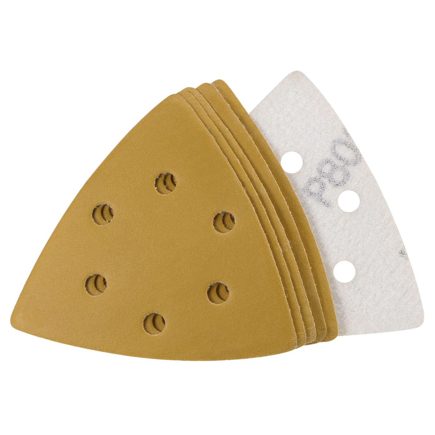 Harfington Triangle Sandpaper Pads Hole Hook Loop Backed