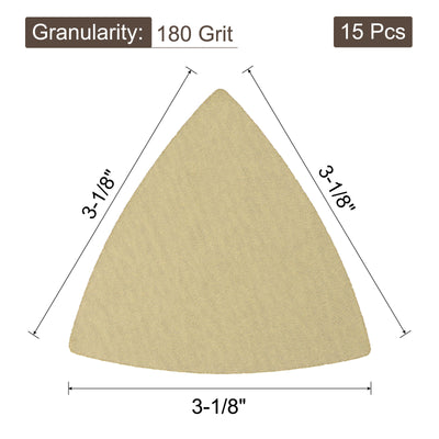 Harfington Aluminum oxide abrasive Triangle Hook and Loop Sandpapers