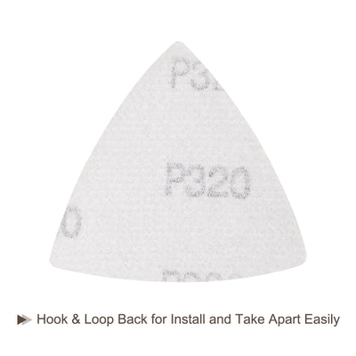 Harfington Triangle Hook Loop Backed Sandpapers