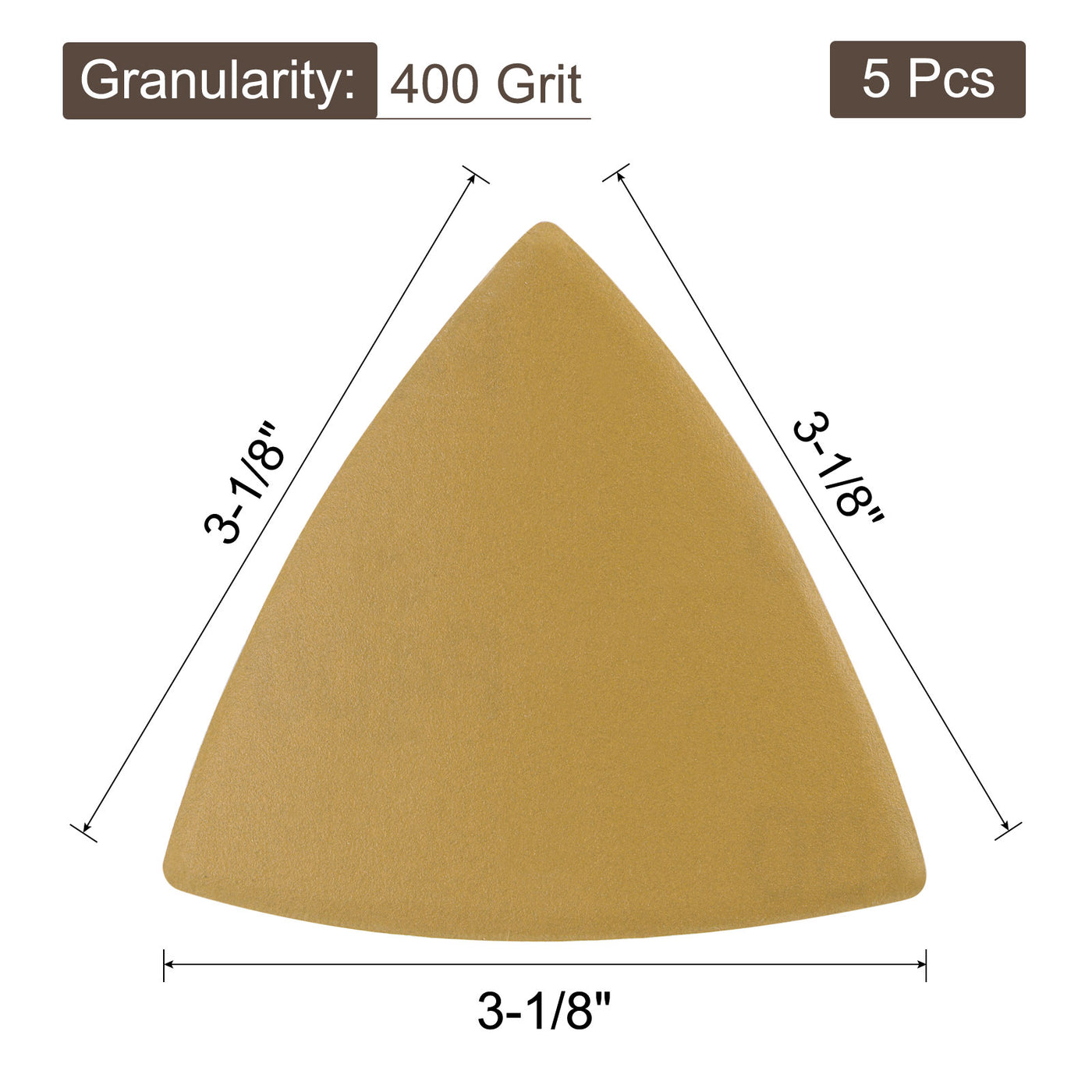 Harfington Triangle Hook Loop Backed Sandpapers