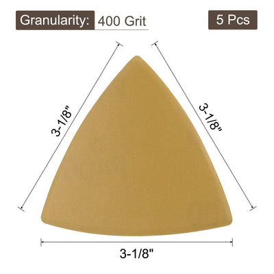 Harfington Triangle Hook Loop Backed Sandpapers
