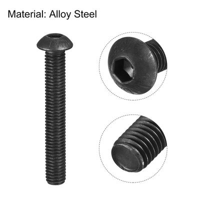 Harfington Hex Socket Head Bolts, Alloy Steel Cap Screws