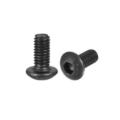 Harfington Hex Socket Button Head Cap Bolts, Alloy Steel Machine Screw