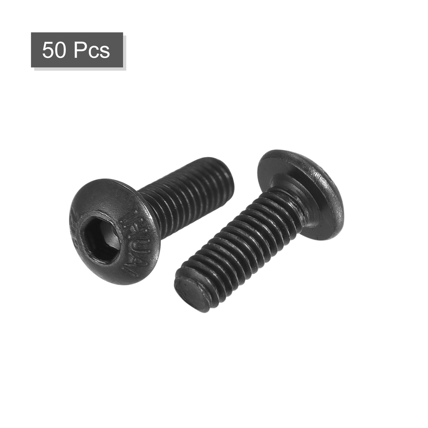 Harfington Hex Socket Button Cap Bolts, Alloy Steel Screws