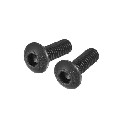 Harfington Hex Socket Button Cap Bolts, Alloy Steel Screws