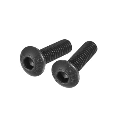 Harfington Hex Socket Button Head Cap Bolts, Alloy Steel Machine Screw