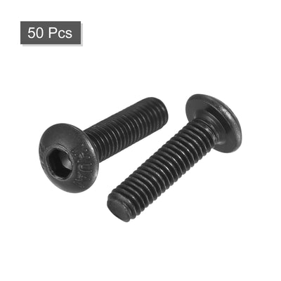 Harfington Hex Socket Button Cap Bolts, Alloy Steel Screws
