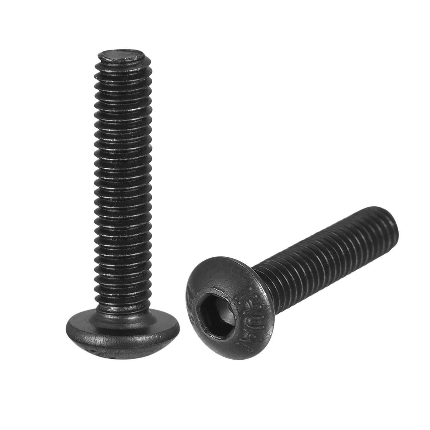 Harfington Hex Socket Button Head Cap Bolts, Alloy Steel Machine Screw
