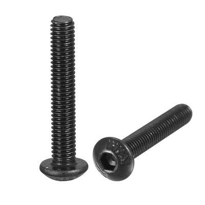 Harfington Hex Socket Button Cap Bolts, Alloy Steel Screws