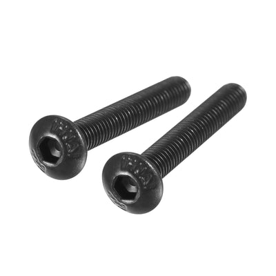 Harfington Hex Socket Button Head Cap Bolts, Alloy Steel Machine Screw