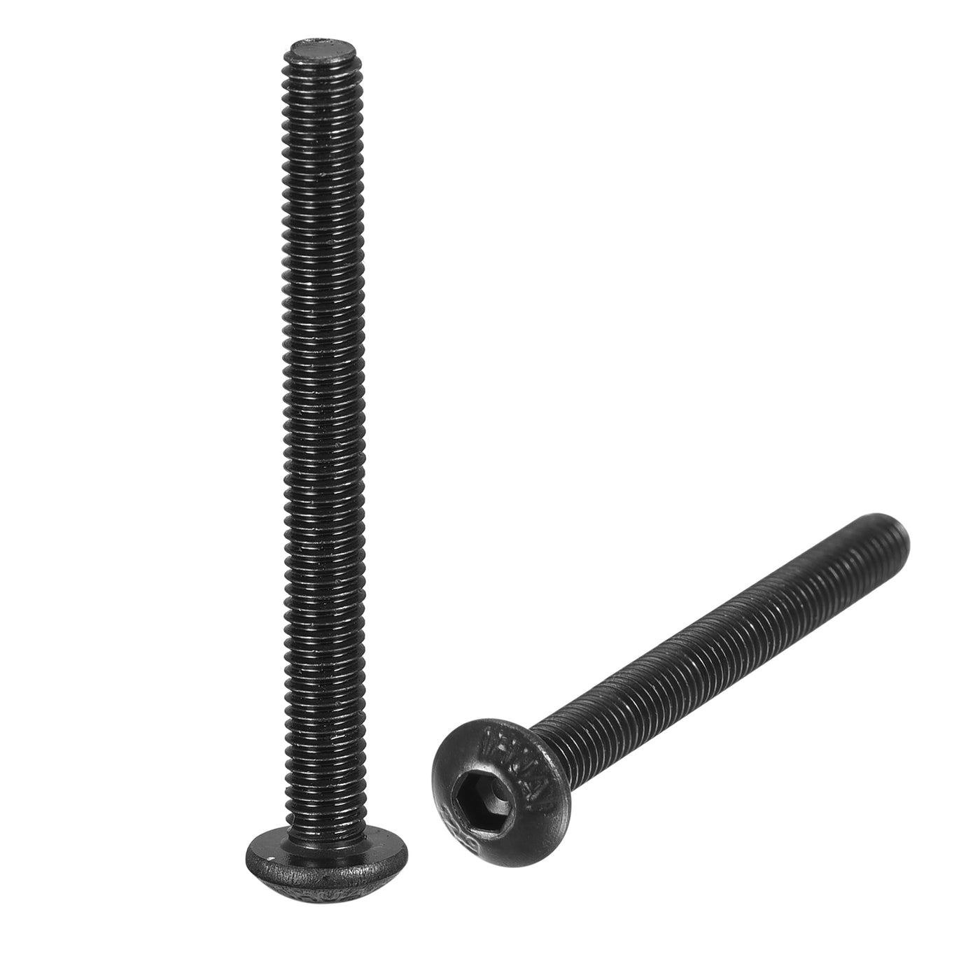 Harfington Hex Socket Button Head Cap Bolts, Alloy Steel Machine Screw