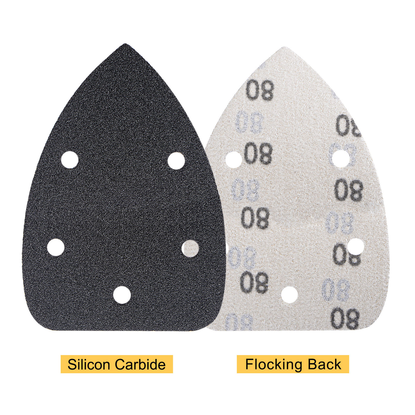 Harfington Detail Sandpapers Hook and Loop Sanding Pad Silicon Carbide