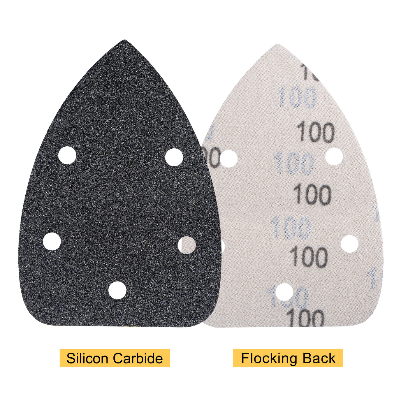 Harfington Silicon Carbide Hook Loop Sanding Pads