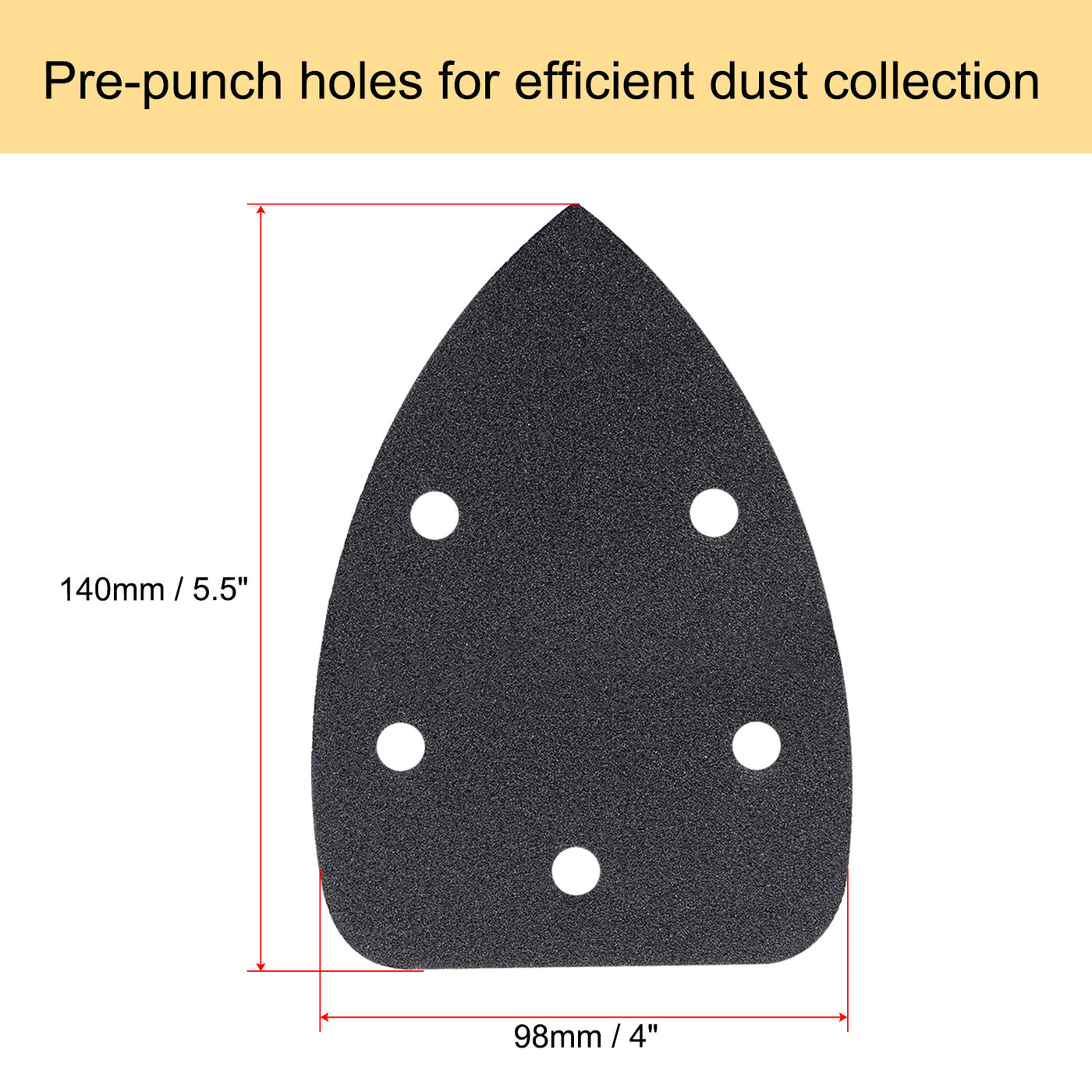 Harfington Silicon Carbide Hook Loop Sanding Pads