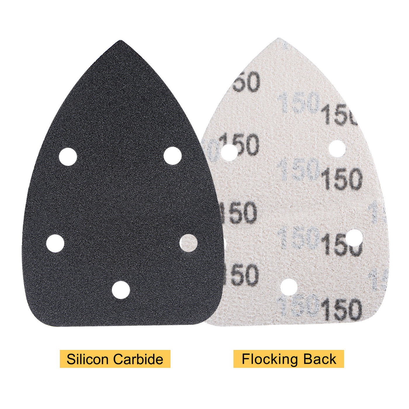 Harfington Detail Sandpapers Hook and Loop Sanding Pad Silicon Carbide