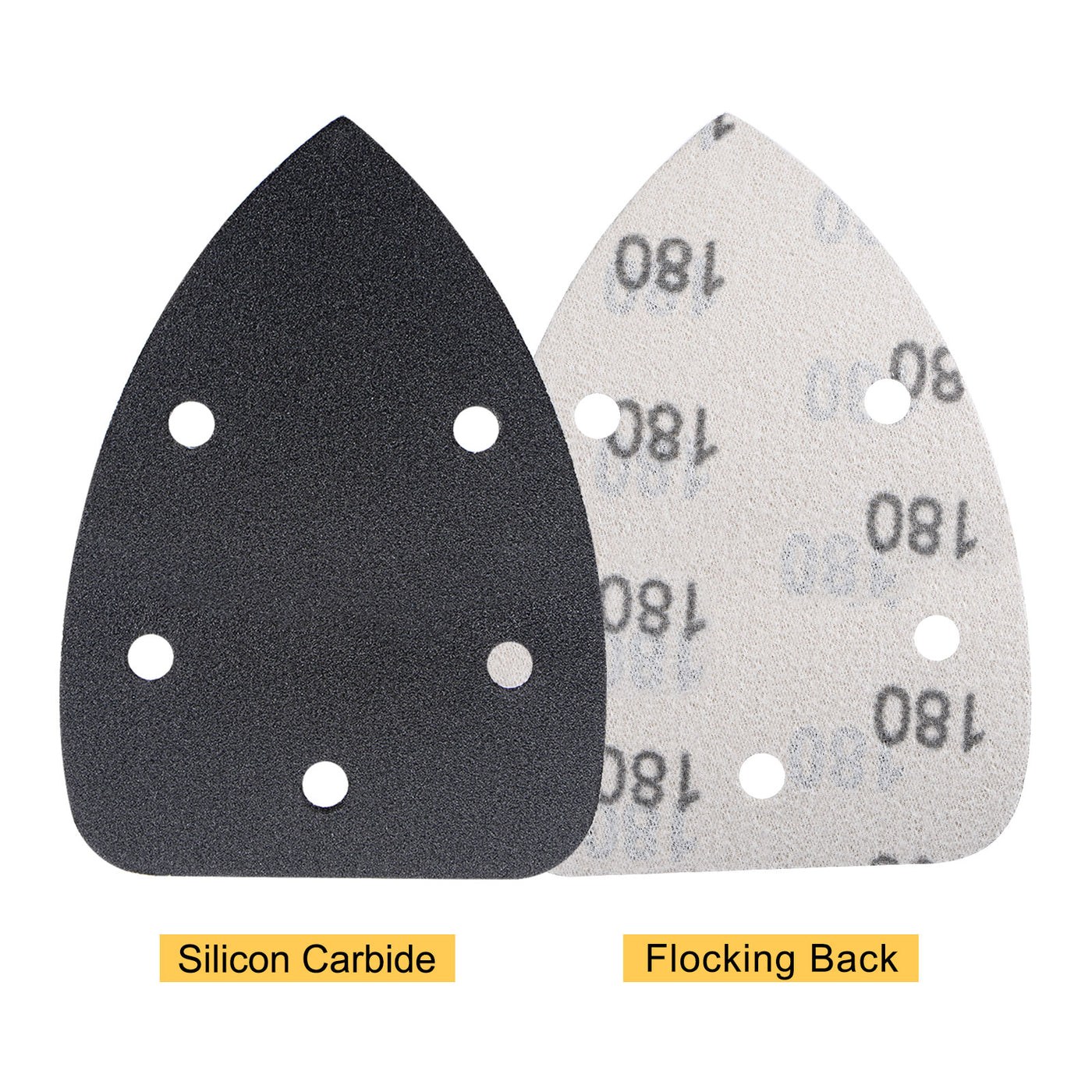 Harfington Detail Sandpapers Hook and Loop Sanding Pad Silicon Carbide