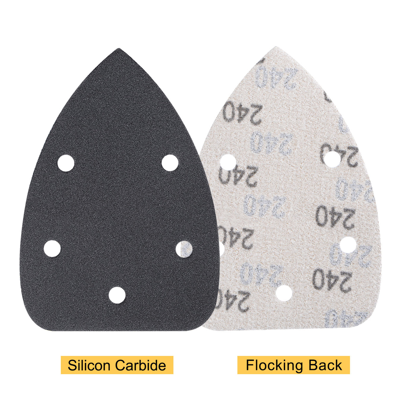 Harfington Silicon Carbide Hook Loop Sanding Pads