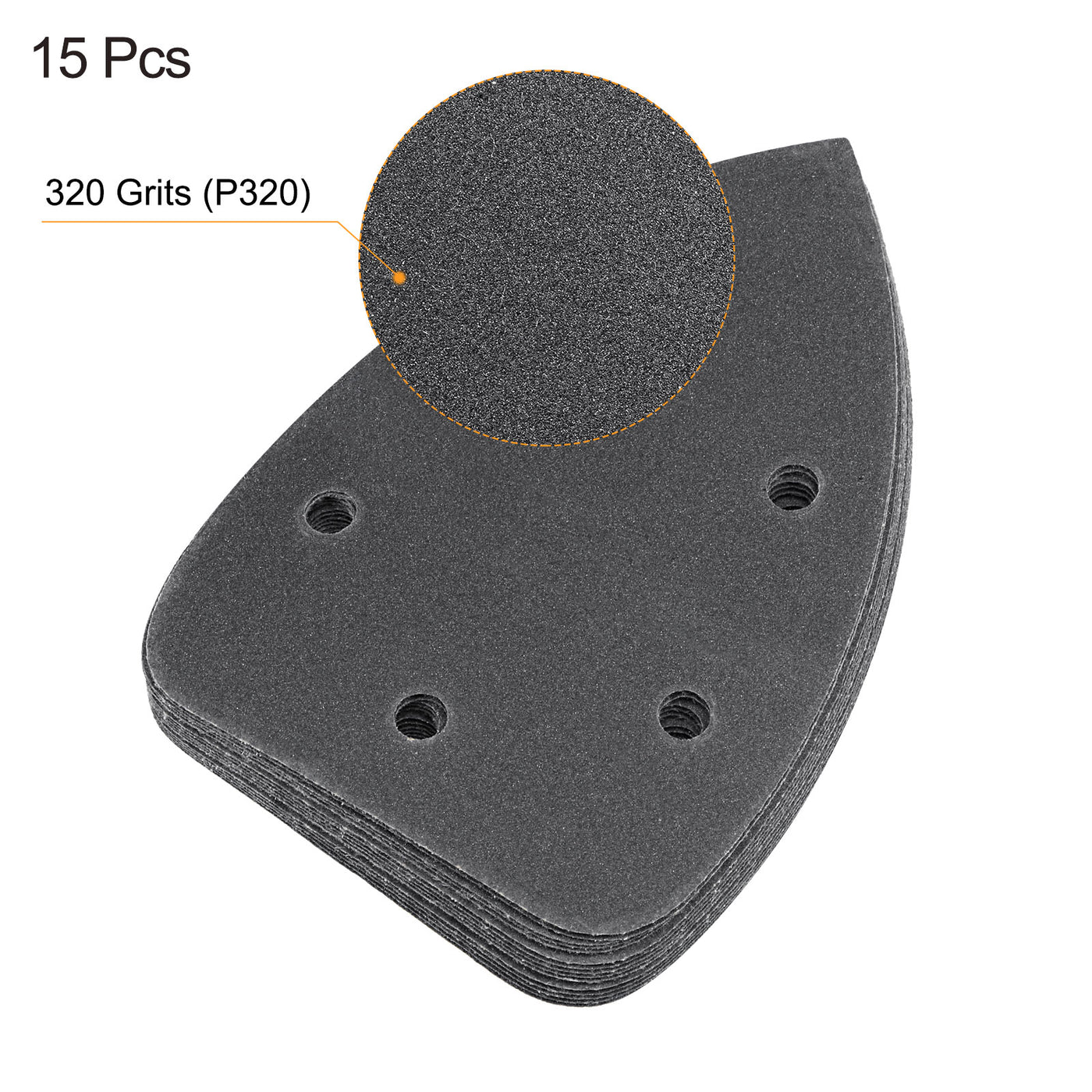 Harfington Detail Sandpapers Hook and Loop Sanding Pad Silicon Carbide