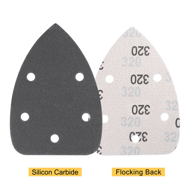 Harfington Detail Sandpapers Hook and Loop Sanding Pad Silicon Carbide
