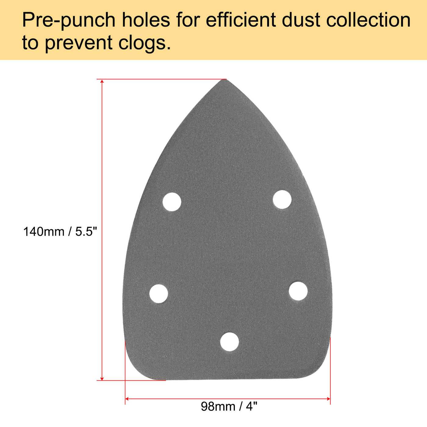 Harfington Detail Sandpapers Hook and Loop Sanding Pad Silicon Carbide