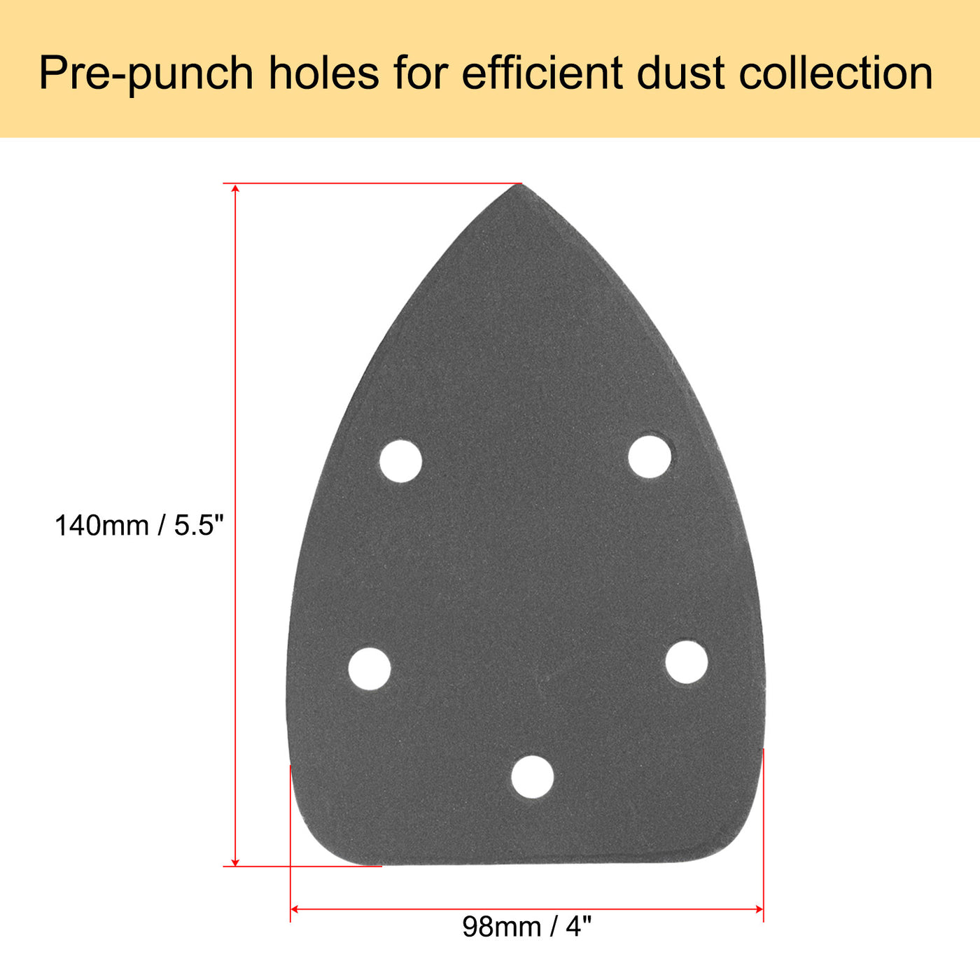 Harfington Detail Sandpapers Hook and Loop Sanding Pad Silicon Carbide