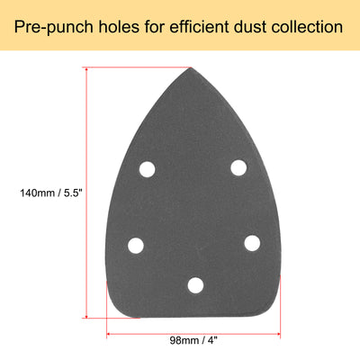 Harfington Detail Sandpapers Hook and Loop Sanding Pad Silicon Carbide