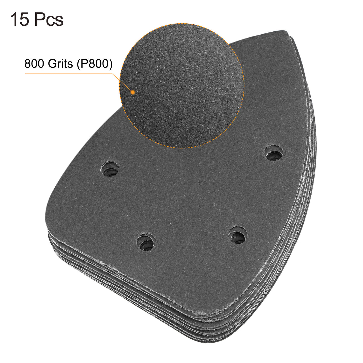 Harfington Detail Sandpapers Hook and Loop Sanding Pad Silicon Carbide