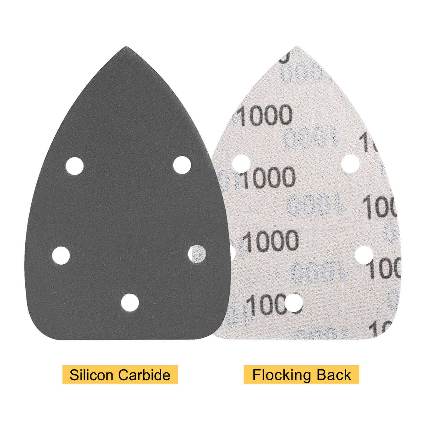 Harfington Silicon Carbide Hook Loop Sanding Pads