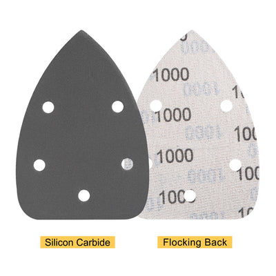 Harfington Silicon Carbide Hook Loop Sanding Pads